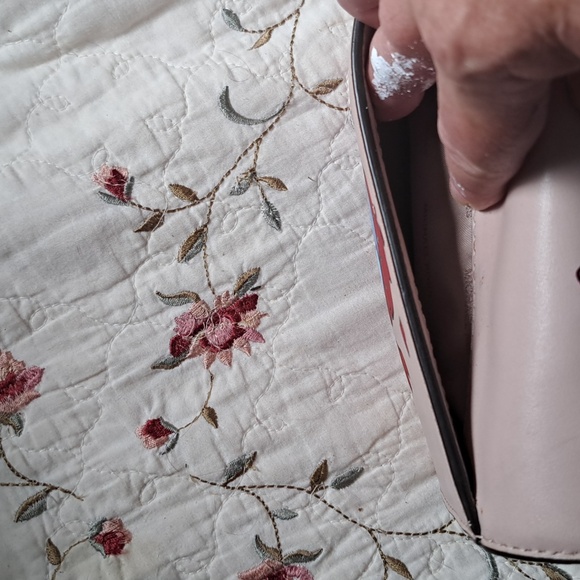 Hand Painted Light Pink Love Bag Crossbody - Picture 11 of 16